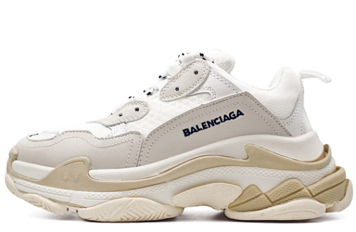 Кроссовки Balenciaga Triple S Cream White 483546W06F19000 белые