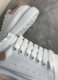 Кроссовки Alexander McQueen White Pink живое фото 3