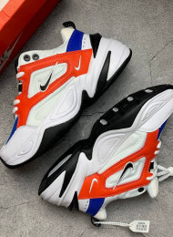 Кроссовки Nike M2K Tekno Summit White Team Orange Black живое фото 1